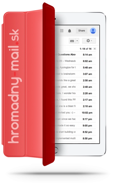 Tablet | e-mail inbox